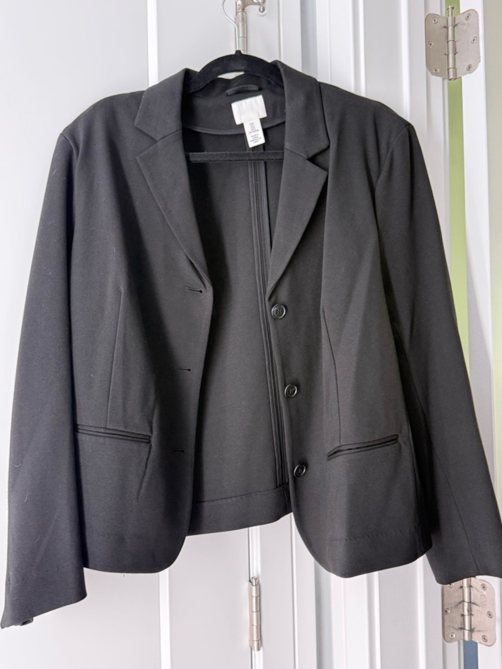 H&M Black Classic Single-Breasted Blazer